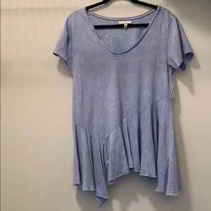 short sleeve anthropologie shirt